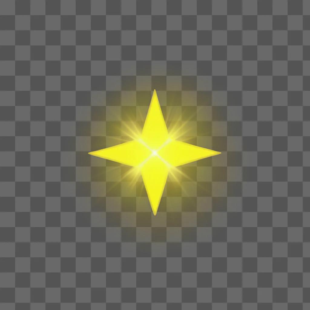 yellow star in a yellow circle