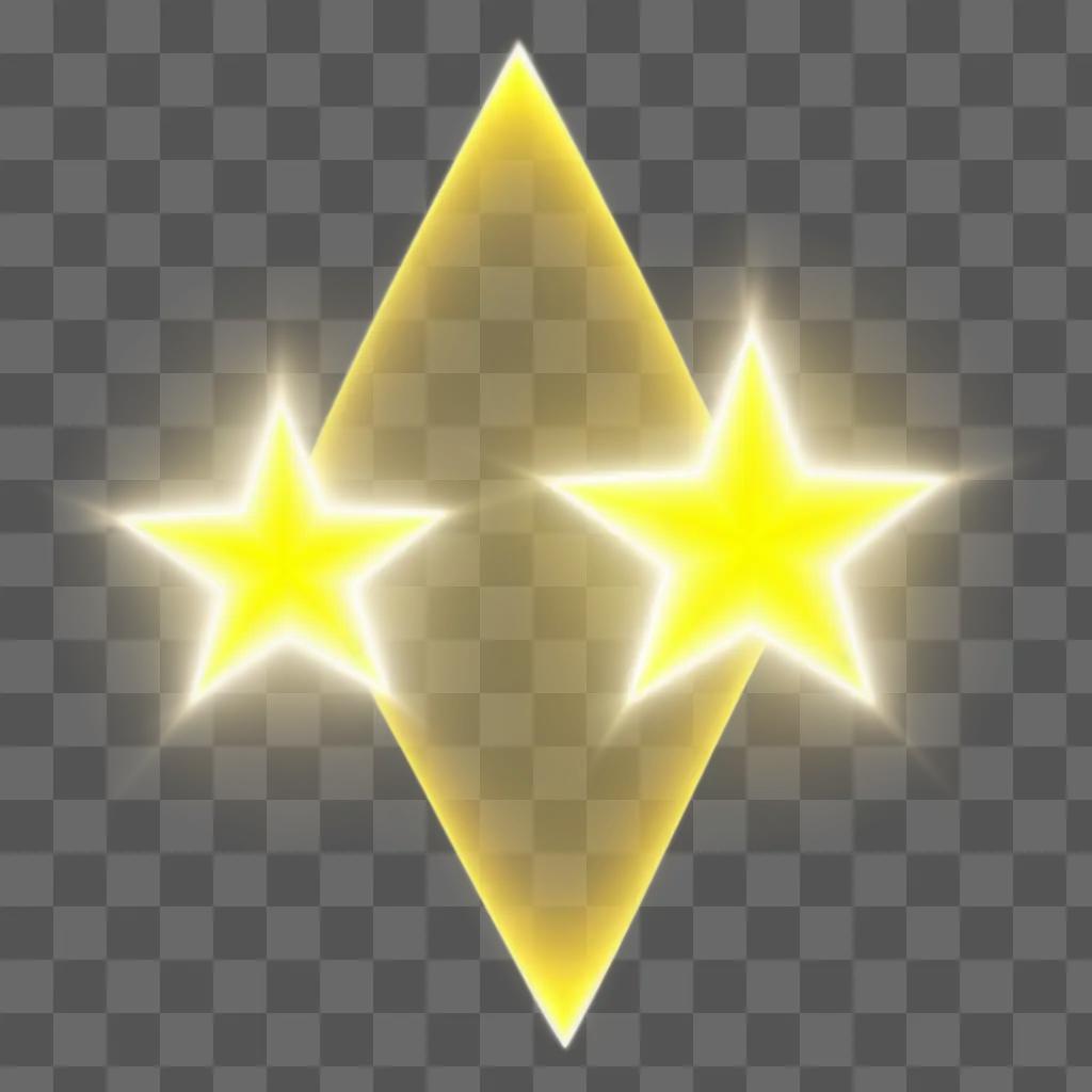 yellow star on a yellow background