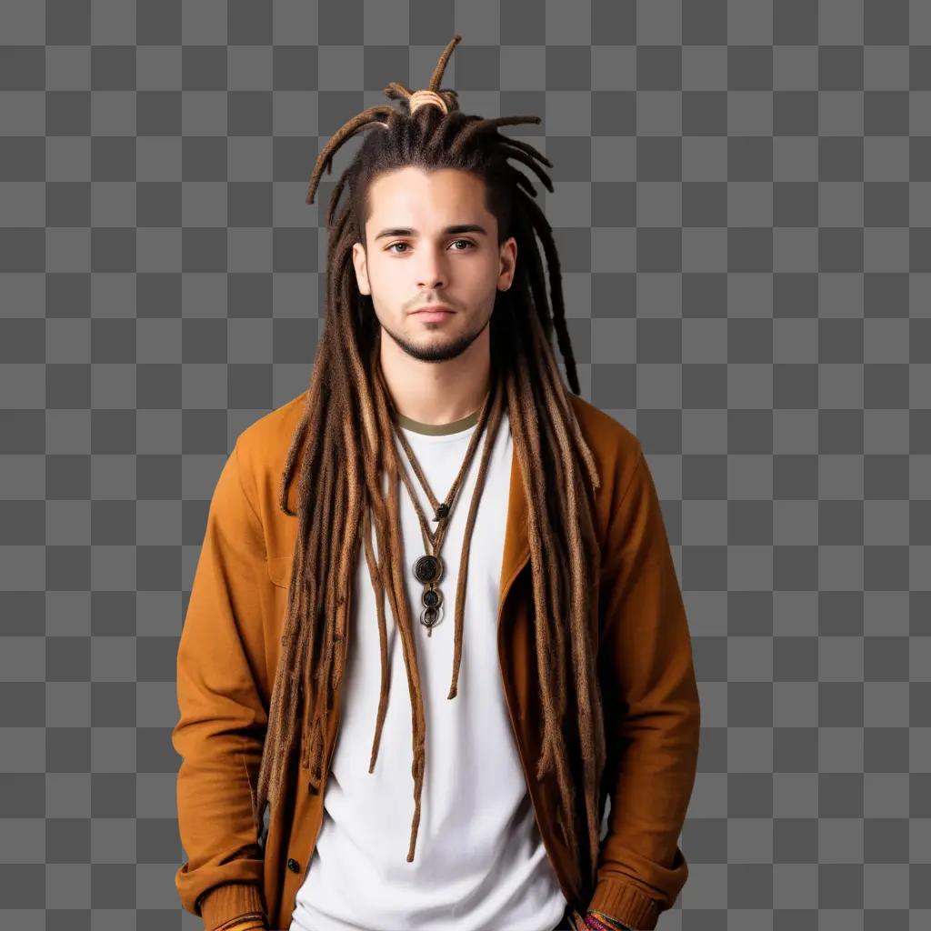 young man with dreadlocks poses for a photo