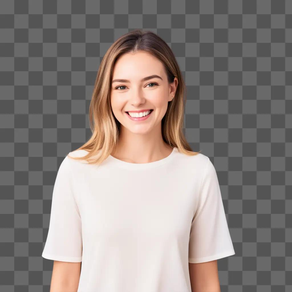 young woman smiles at the camera