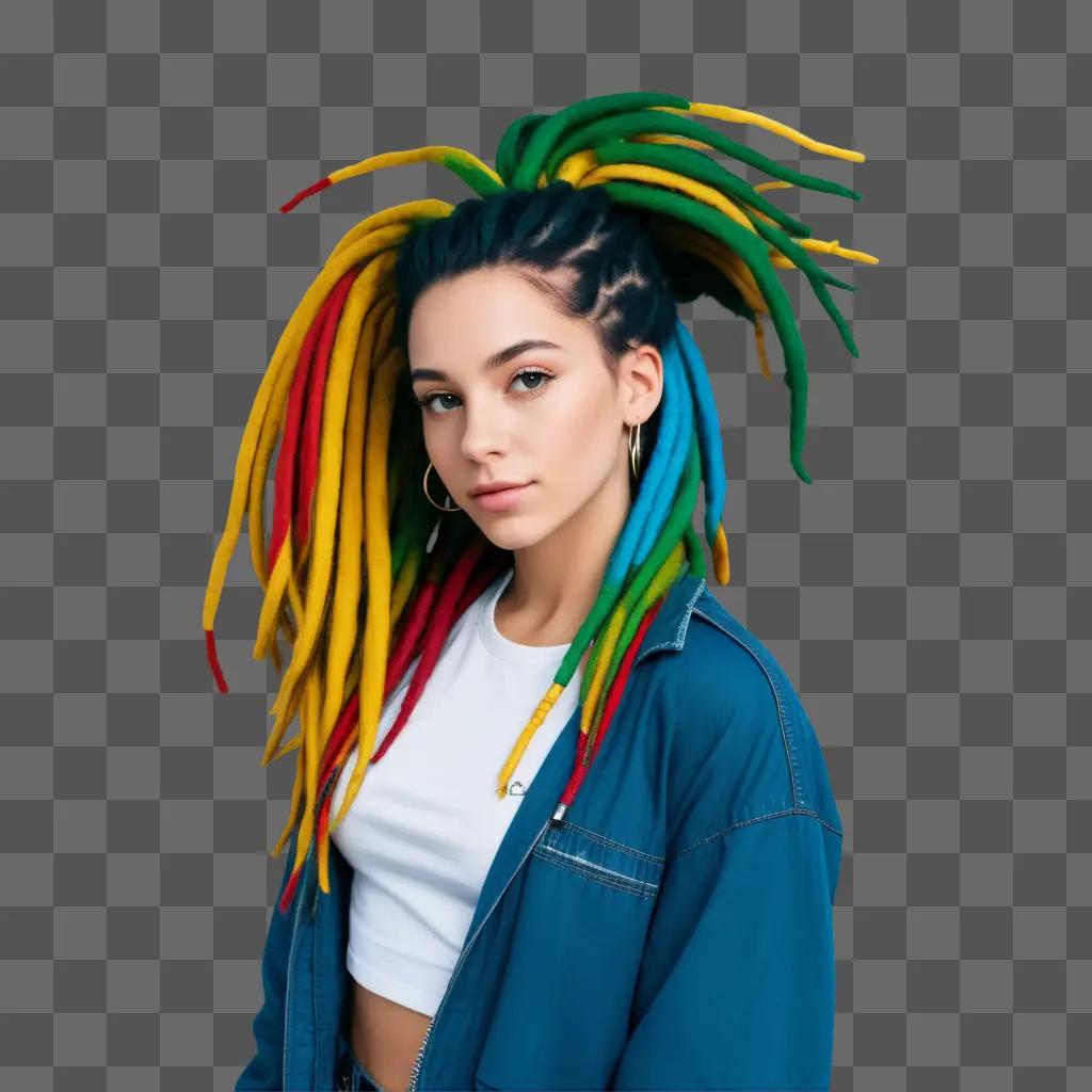 young woman with dreadlocks poses for the camera