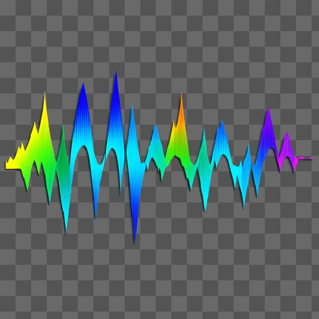 dio waveform in a multicolored PNG file